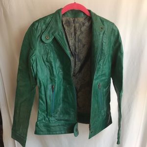 Argentinian Leather, Teal Green Jacket (BUY 3 GET 1 FREE!)*